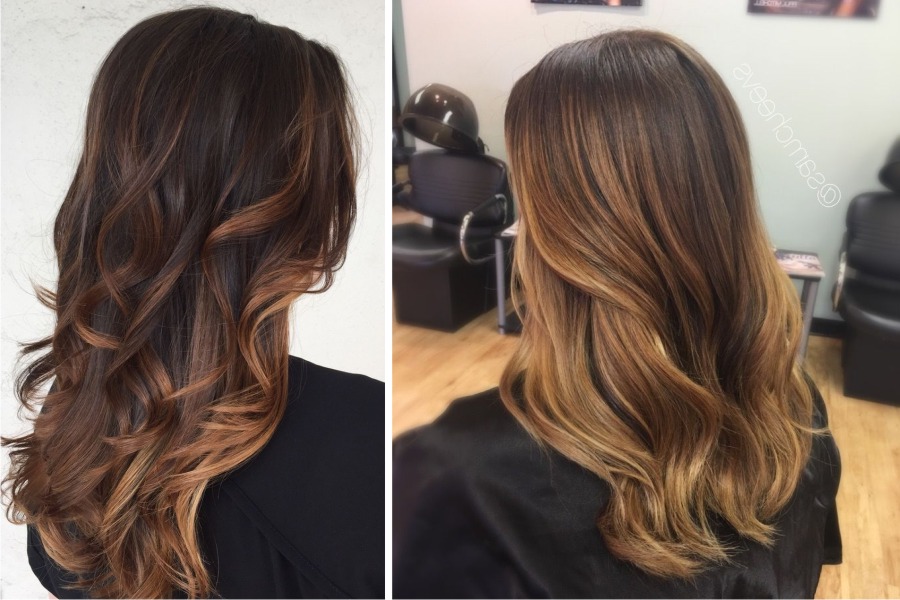 Mechas pelo color castaño Mechas pelo color castaño