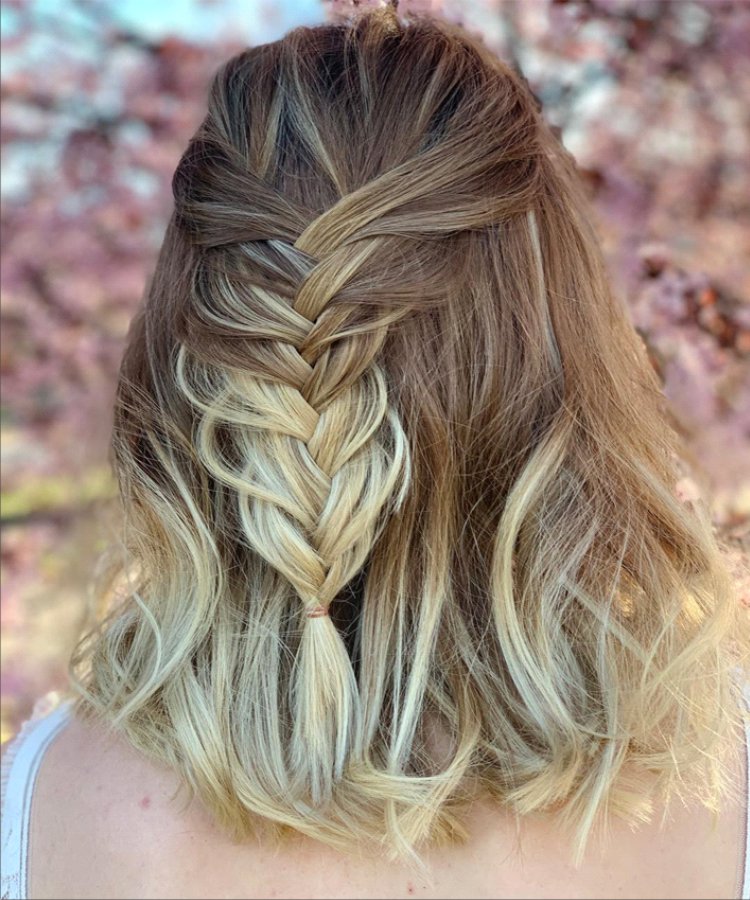 hacerse un peinado con trenzas pelo corto