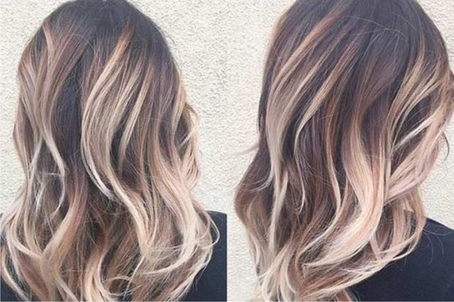 mechas balayage en las palmas