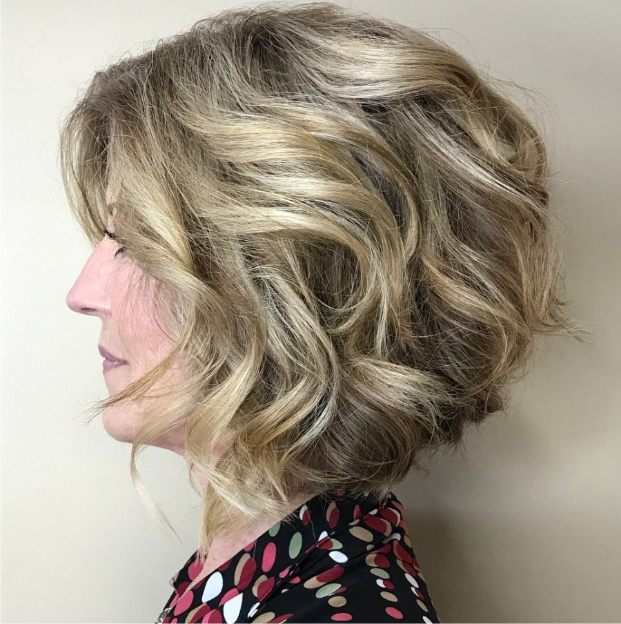 Corte de pelo Wavy bob